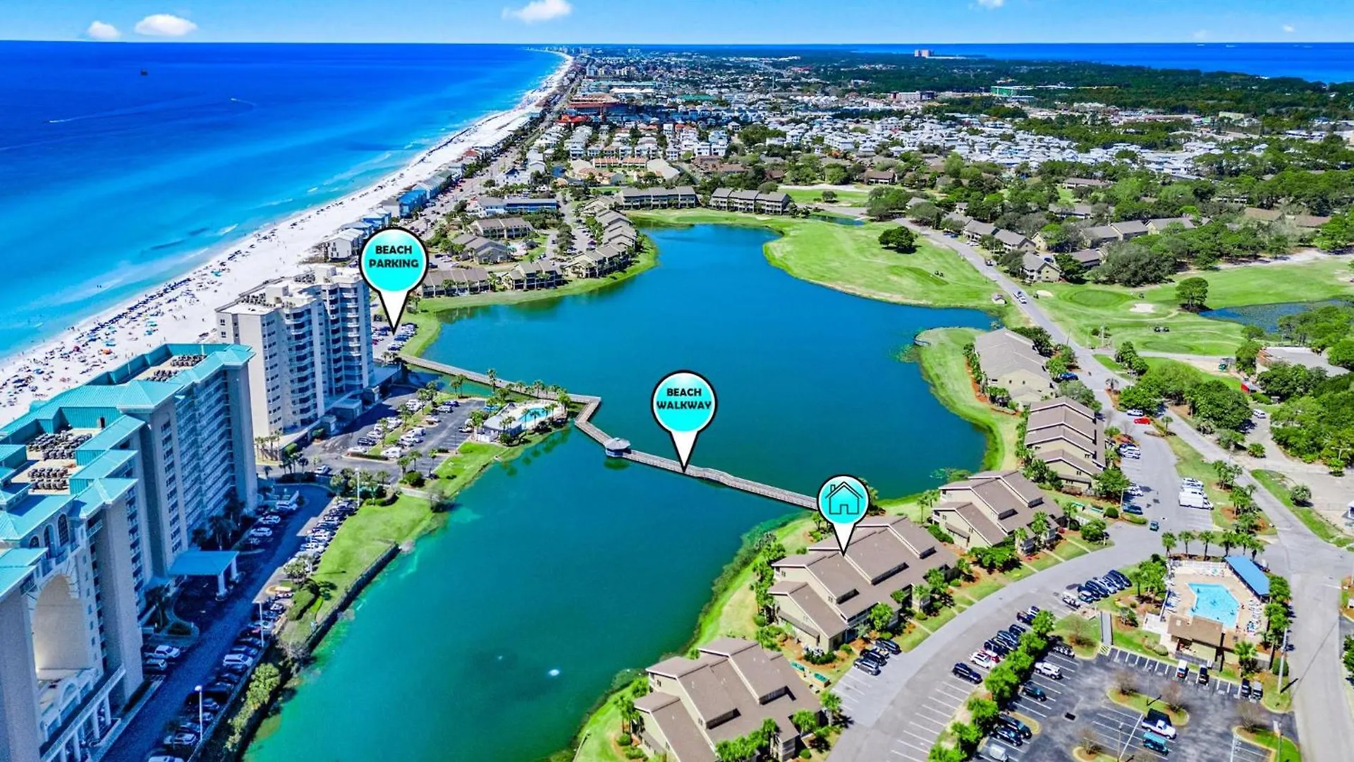 Seascape Boardwalk Villa 277 Дестин 0*,  США